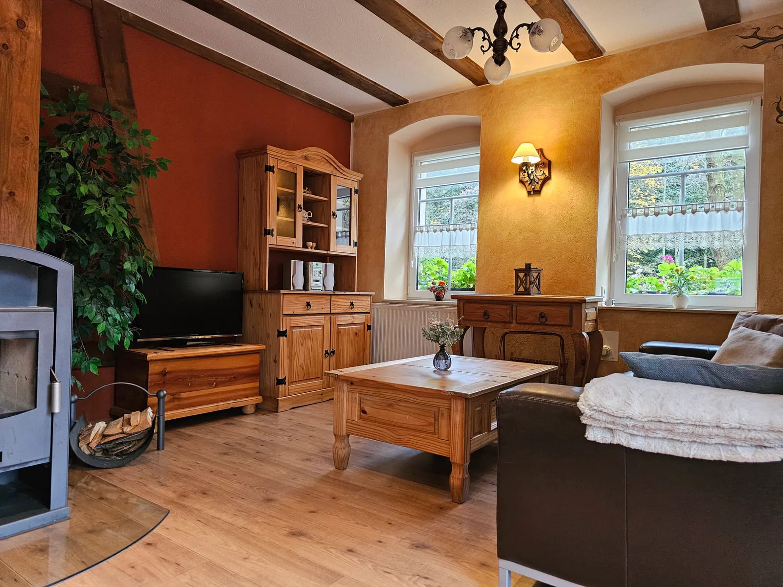 Ferienwohnung 1 Schwarzmühle Börnichen — Übersicht Erdgeschoss