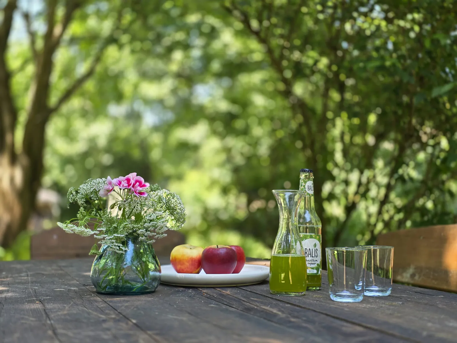 Schwarzmühle — Außenbereich am Ferienhaus
